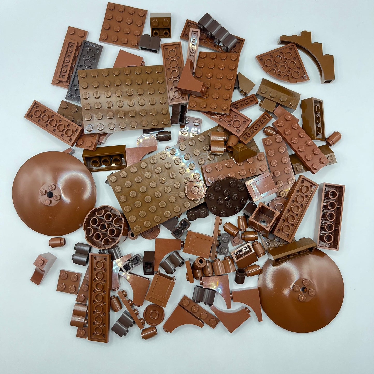 LEGO Mixed Brown, Mixed Bricks, Approx. 140g