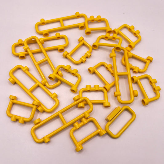 LEGO Fence and Rail, Yellow, 18 Pieces