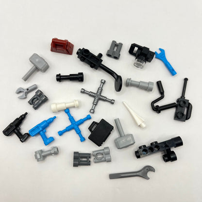 LEGO Tools, Minifigure Accessories, 25 Pieces