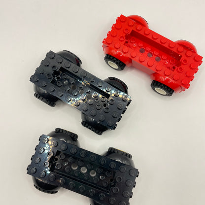 LEGO Vehicle Bases, Black and Red, 3 Pieces