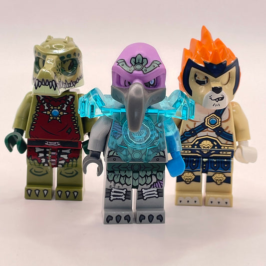 LEG0 Play Pack, Legends of Chima, Minifigure, (3 Pack)
