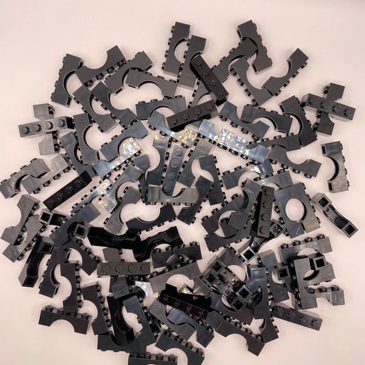 LEGO Arches, 1x4, Black, Approx. 100 pieces