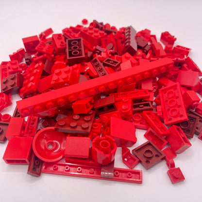 LEGO Mixed Bricks, Red, Approx. 115g