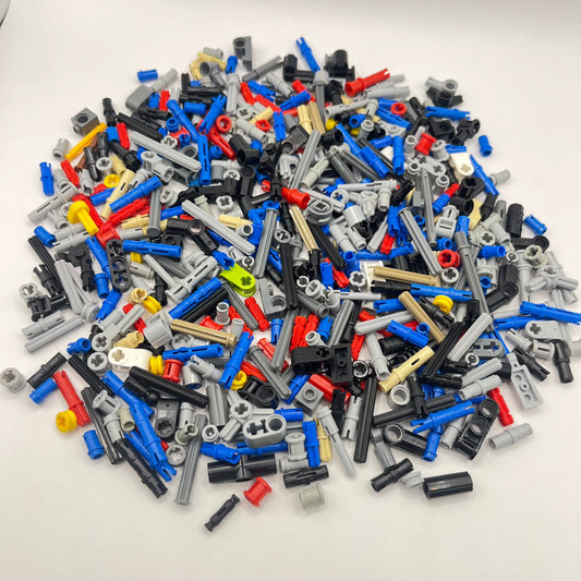 LEGO Technic, Pins, Small Connectors, Mixed Colours, Approx. 135g