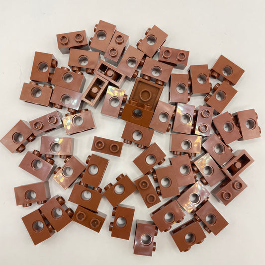 LEGO Brick, 1x2, Reddish Brown, Approx. 40g