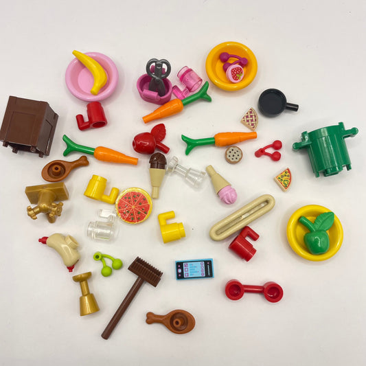 LEGO Food / Kitchen Bundle, Mixed Pieces (40 Pieces)