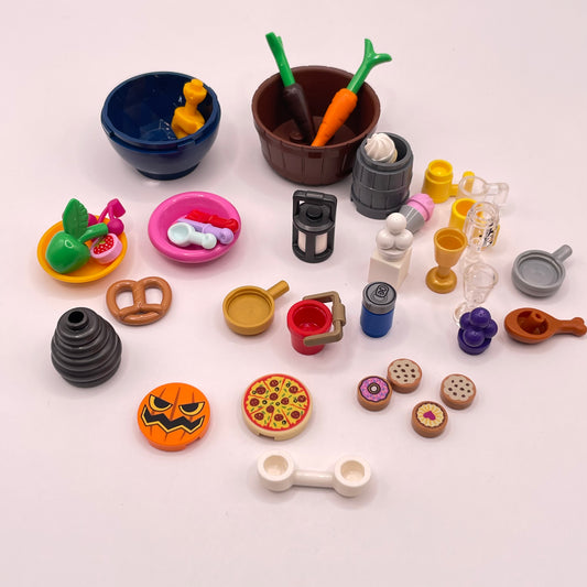 LEGO Food / Kitchen Bundle, Mixed Pieces (40 Pieces)