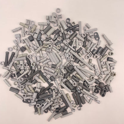 LEGO Pins and Bushings, Technic, Mixed Grey, Approx. 70g