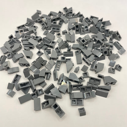 LEGO Slopes Tiny, Greebling, Dark Bluish Grey, Approx. 60g