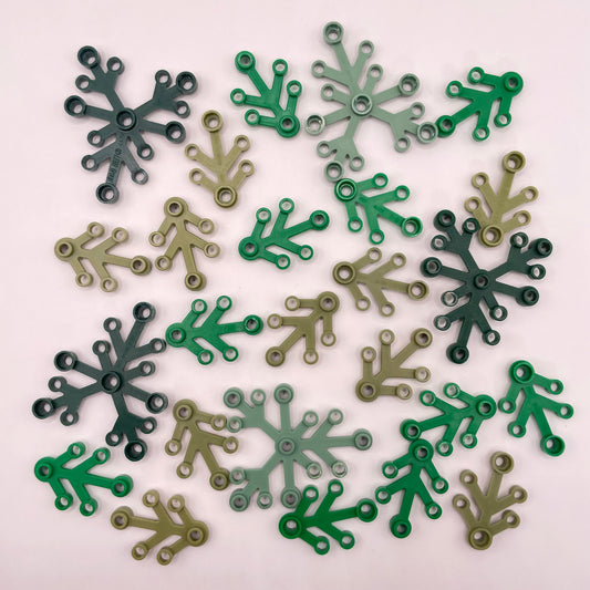 LEGO Leaves, Mixed Green, 25 Pieces