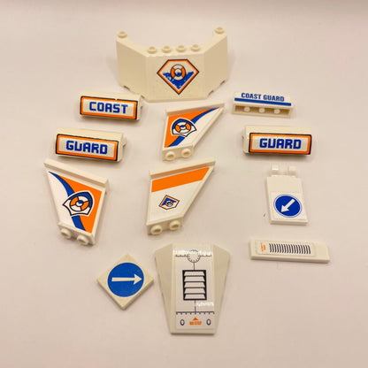 LEGO Prints and Stickers, Coast Guard, 12 Pieces