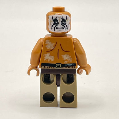LEGO Tonto Dirty Outfit, The Lone Ranger, Minifigure (tlr012) No Hat