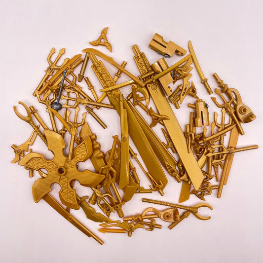 LEGO Mixed Weapons, Gold, Approx. 36g