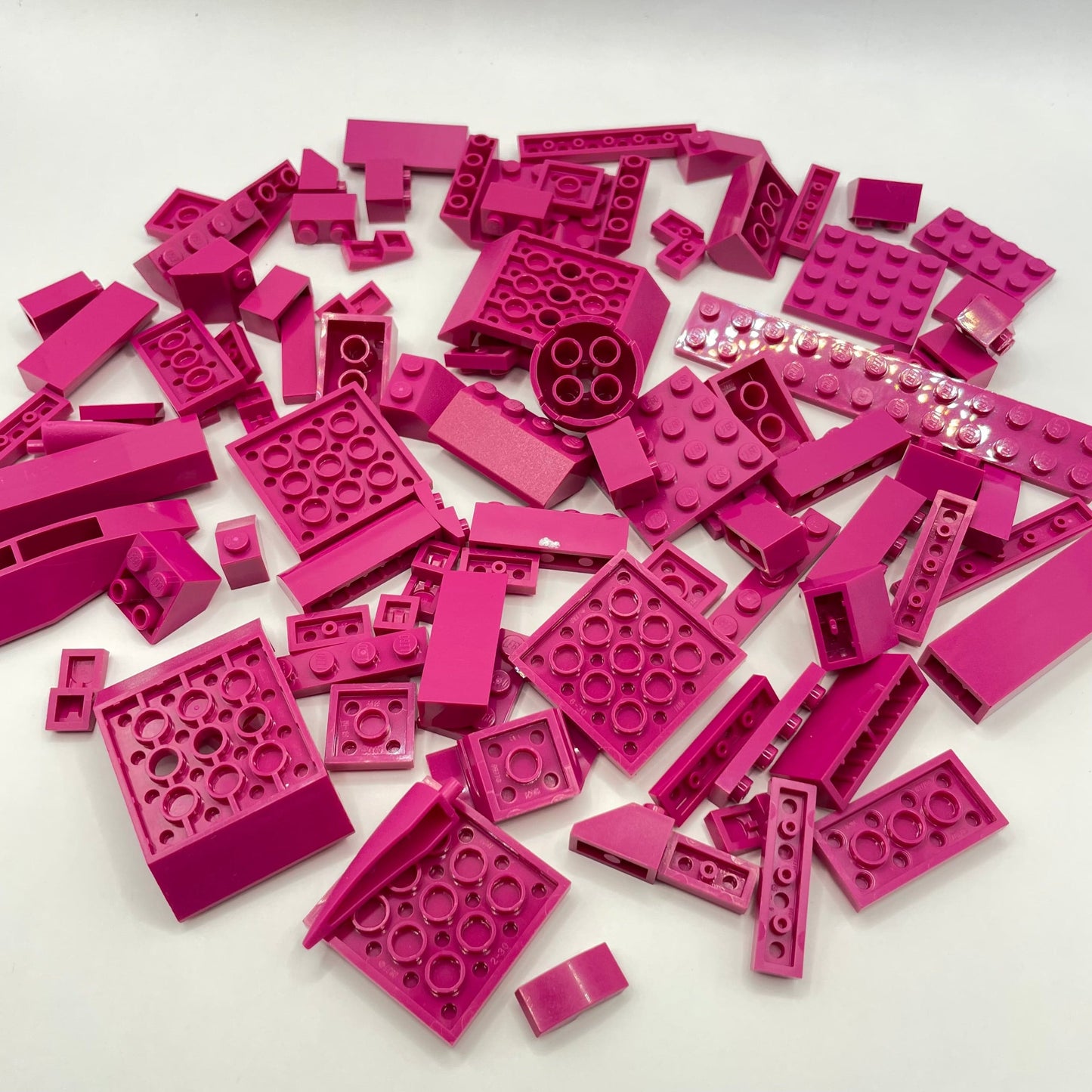 LEGO Mixed Bricks, Magenta, Approx. 100g