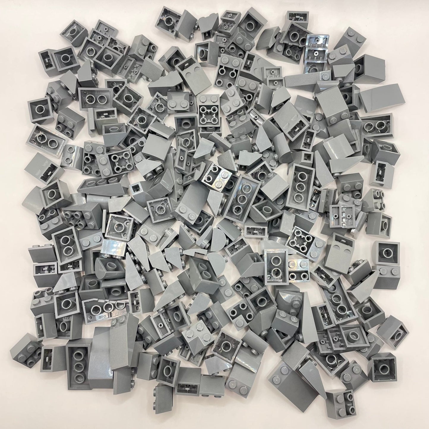 LEGO Slopes 2x Wide, Dark Bluish Grey, Approx. 260g