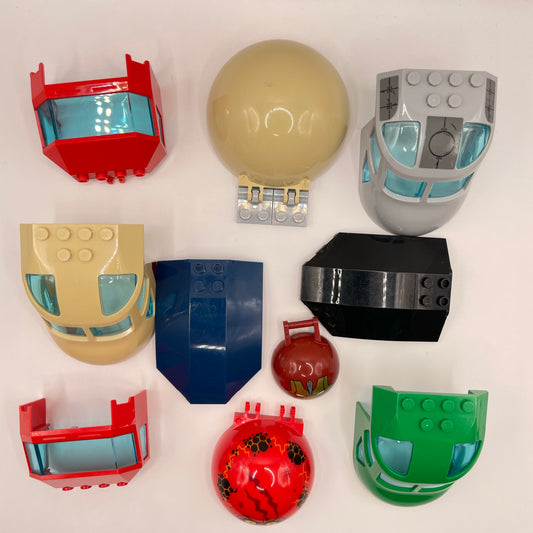 LEGO Mixed Windscreens, Mixed Colours, Mixed Vehicles, 10 Pieces