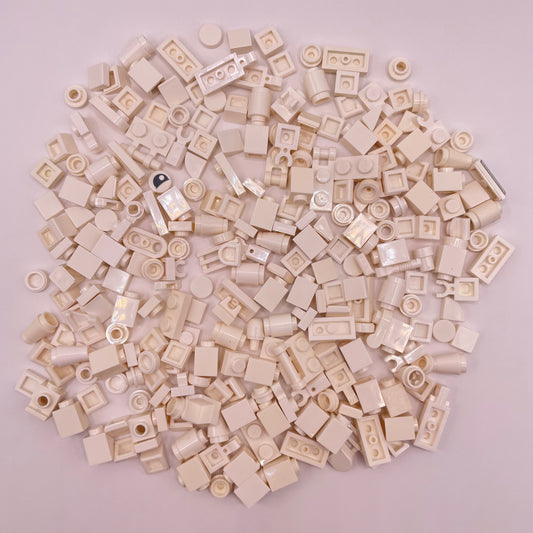 LEGO Greebling, White, 250 Pieces