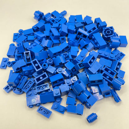 LEGO Blue, Small Bricks and Plates, Approx. 100g