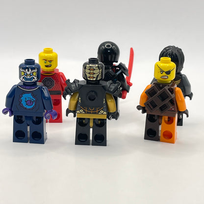 LEGO Play Pack, Ninjago, Minifigure, (Pack of 6) Incomplete, Some Marks