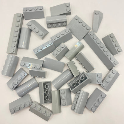 LEGO Slopes Wide, Light Bluish Grey, Approx. 60g