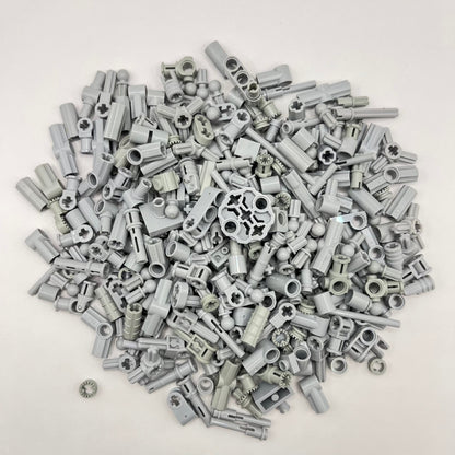 LEGO Small Mixed Technic, Light Grey, Technic, Approx. 100g