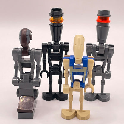 LEGO Mixed Battle Droids, Star Wars, Minifigure (4 Pack)