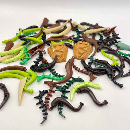 LEGO Vines and Rock, Earth Tones, 80 Pieces