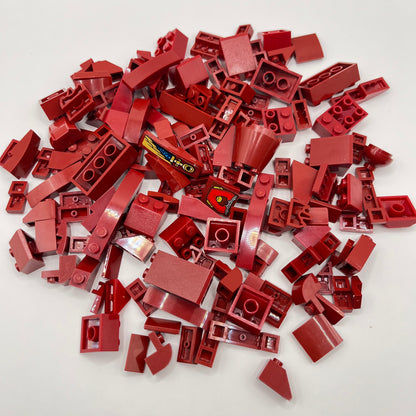 LEGO Slopes, Dark Red, Approx. 100g