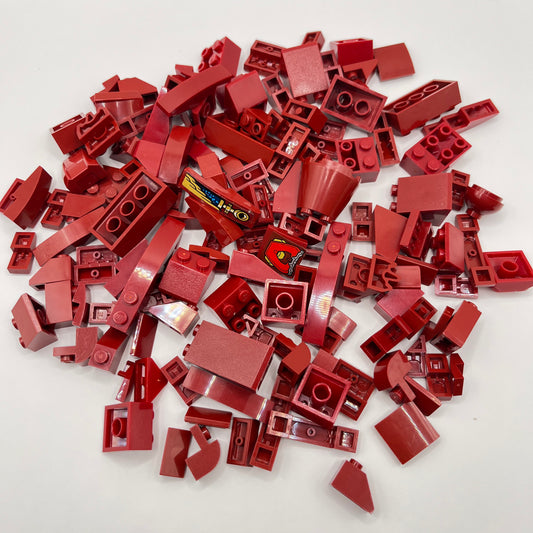 LEGO Slopes, Dark Red, Approx. 100g