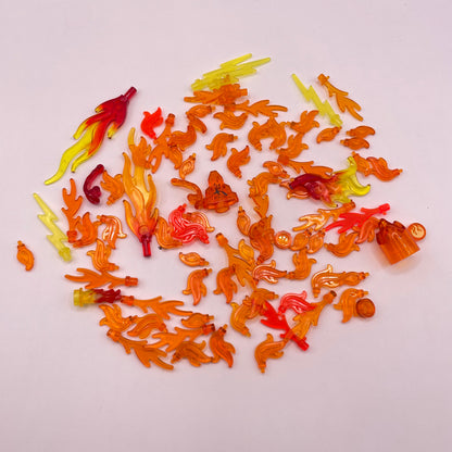 LEGO Trans-Mixed Colours Flames,  90 Pieces