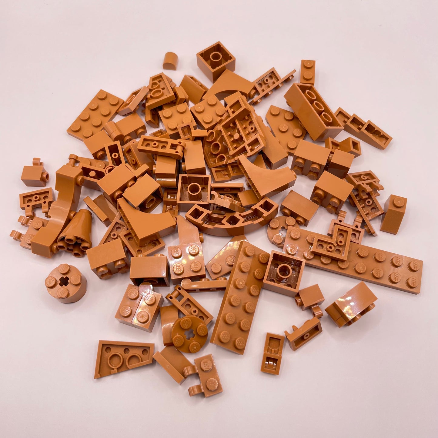 LEGO Mixed Bricks, Medium Nougat, Approx. 75g