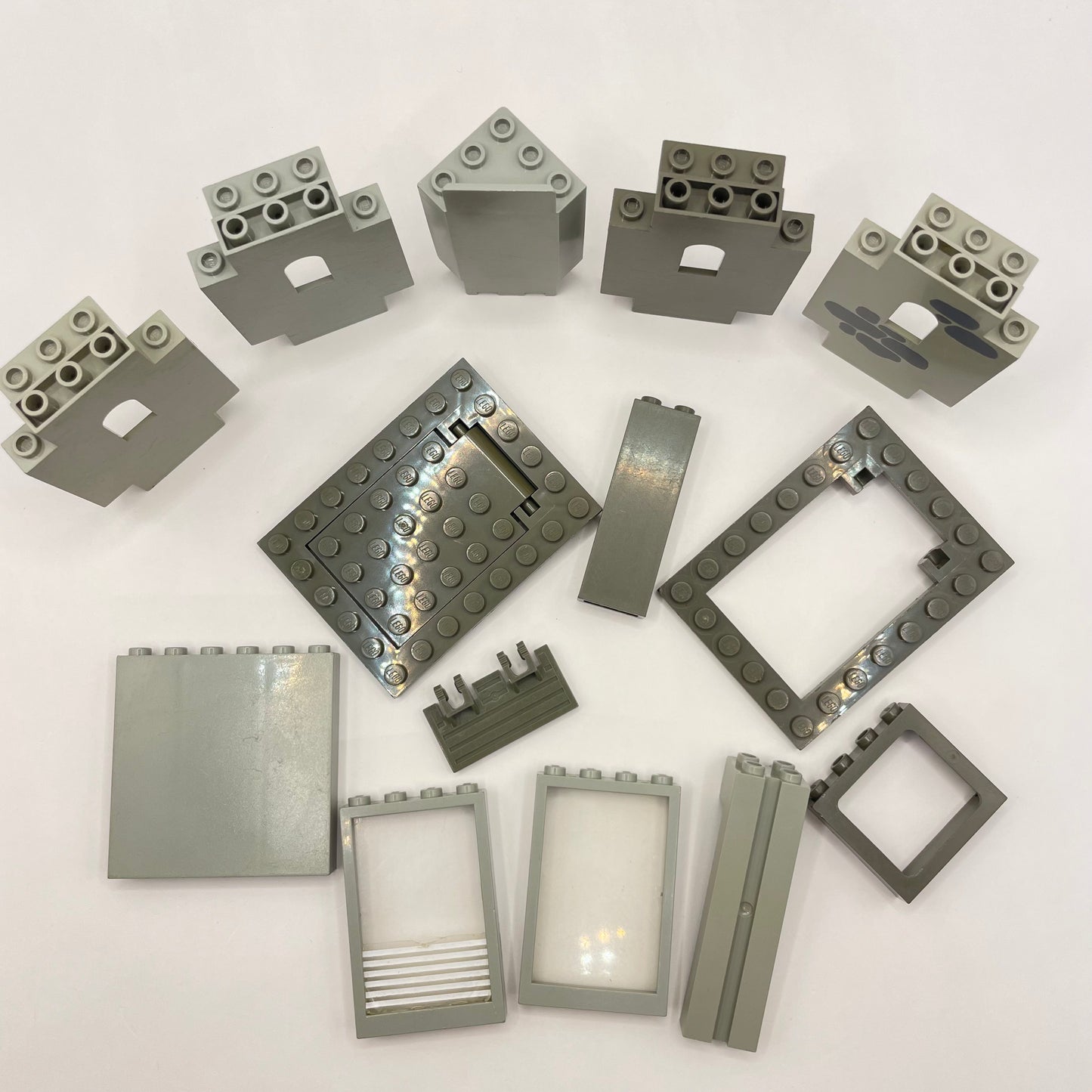 LEGO Mixed Building, Old Mixed Grey, Building, 14 Pieces