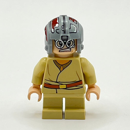 LEGO Anakin Skywalker - Short Legs Grey Helmet, Star Wars, Minifigure (sw0327)