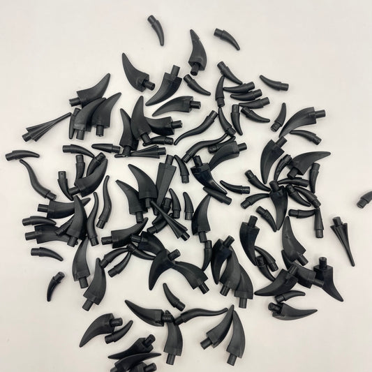 LEGO Horns and Spikes, Black, 120 Pieces