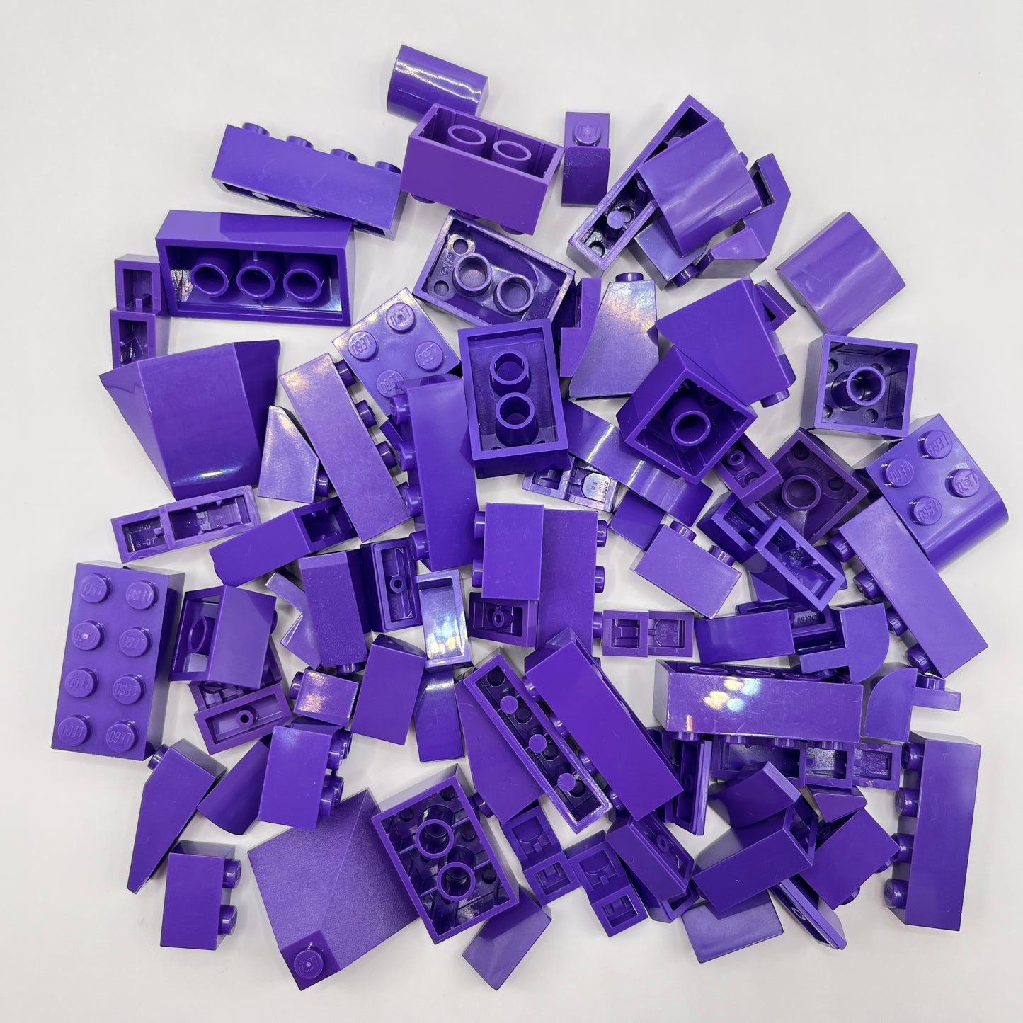 LEGO Bricks and Slopes, Dark Purple, Approx. 70g