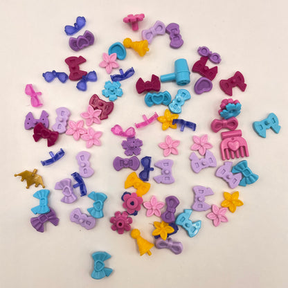 LEGO Mixed Friends Minifigure Hair Accessories, 65 Pieces