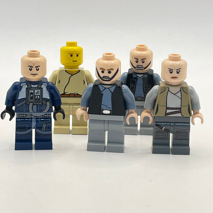 LEGO Mixed Rebels, Star Wars, Minifigure (Pack of 5) No Headgear