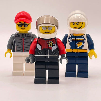 LEGO Race Car Driver, City, Minifigures (Set of 3)
