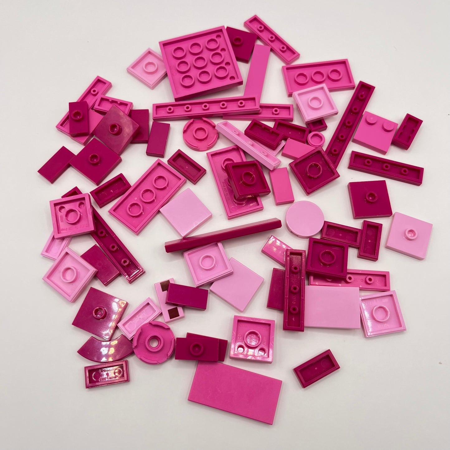 LEGO Mixed Pink, Tiles, Approx. 30g