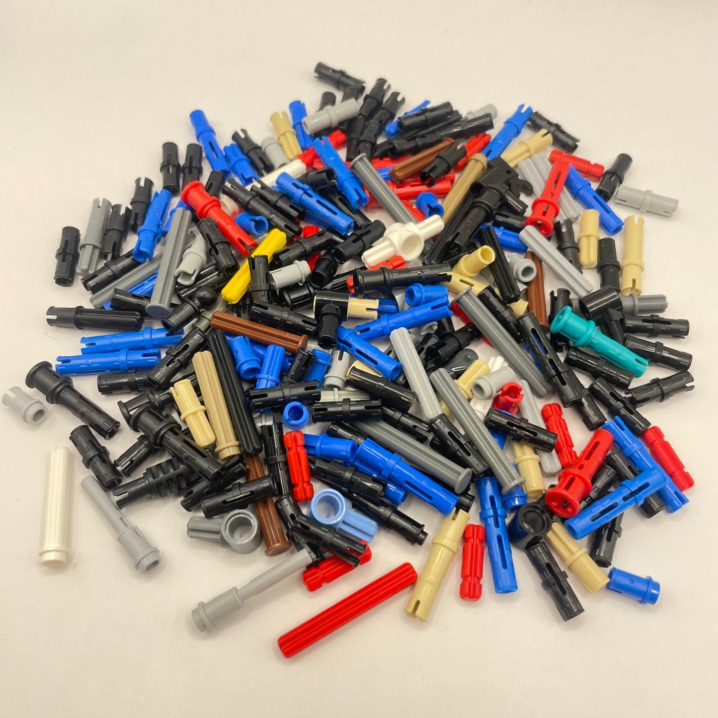 LEGO Pins and Axles, Mixed Colours, Technic, Approx. 50g