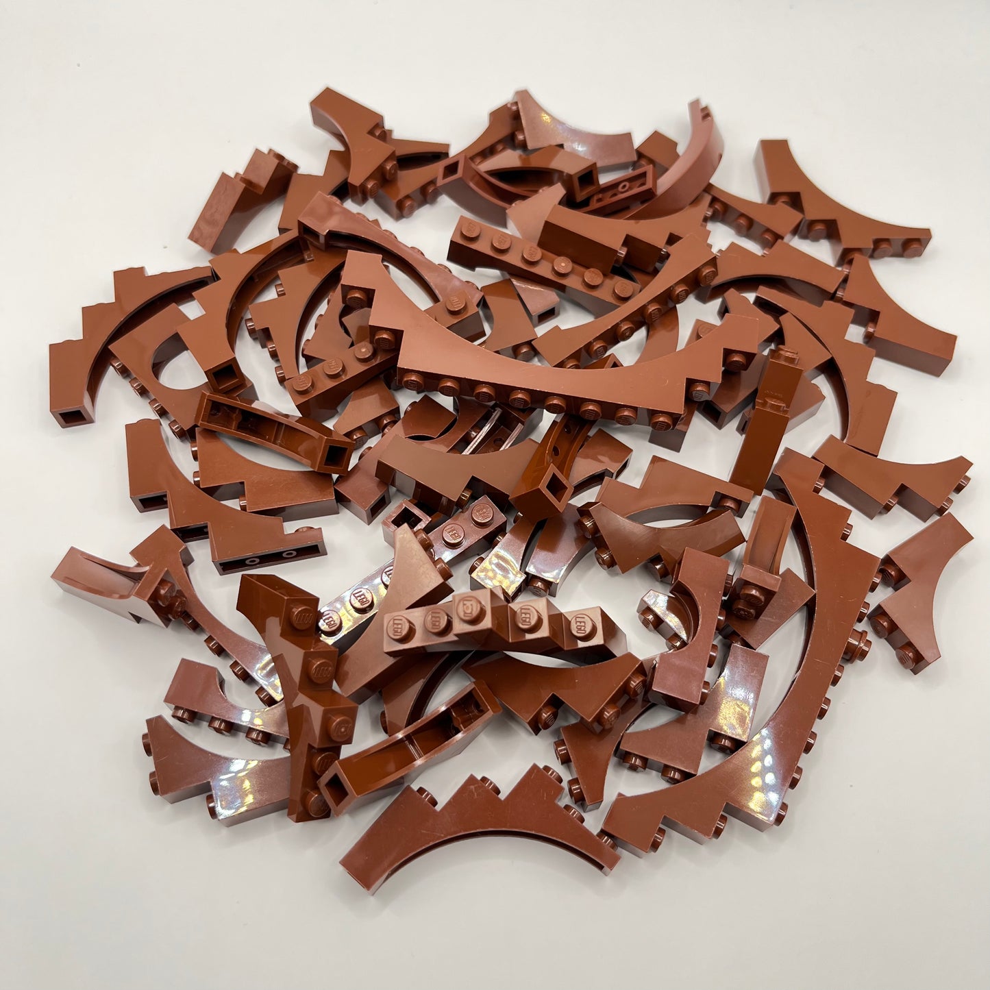 LEGO Arches, Reddish Brown, Building, Approx. 110g