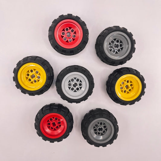 LEGO Wheels, 43.2x28, Mixed Colours, Vehicle Pieces, Approx. 120g