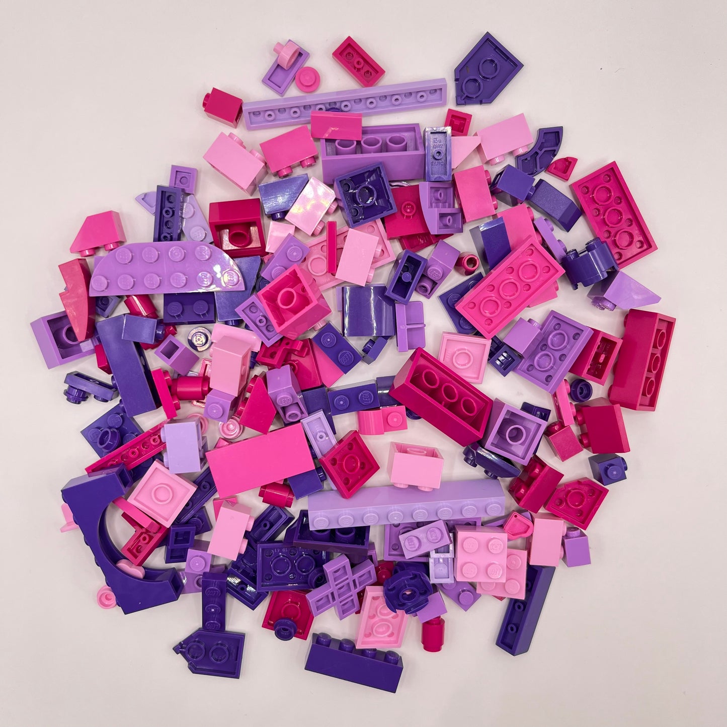 LEGO Pink and Purple, Mixed Pieces, Approx. 100g