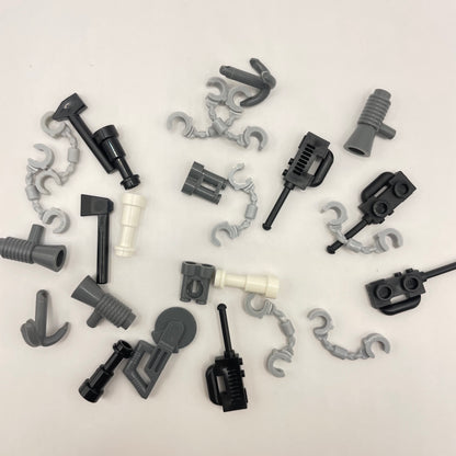 LEGO Mixed Police Tools, Minifigure Accessories, 26 Pieces