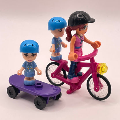 LEGO Family Bike Outing, Twins, Friends, Minidoll (5 Pieces)