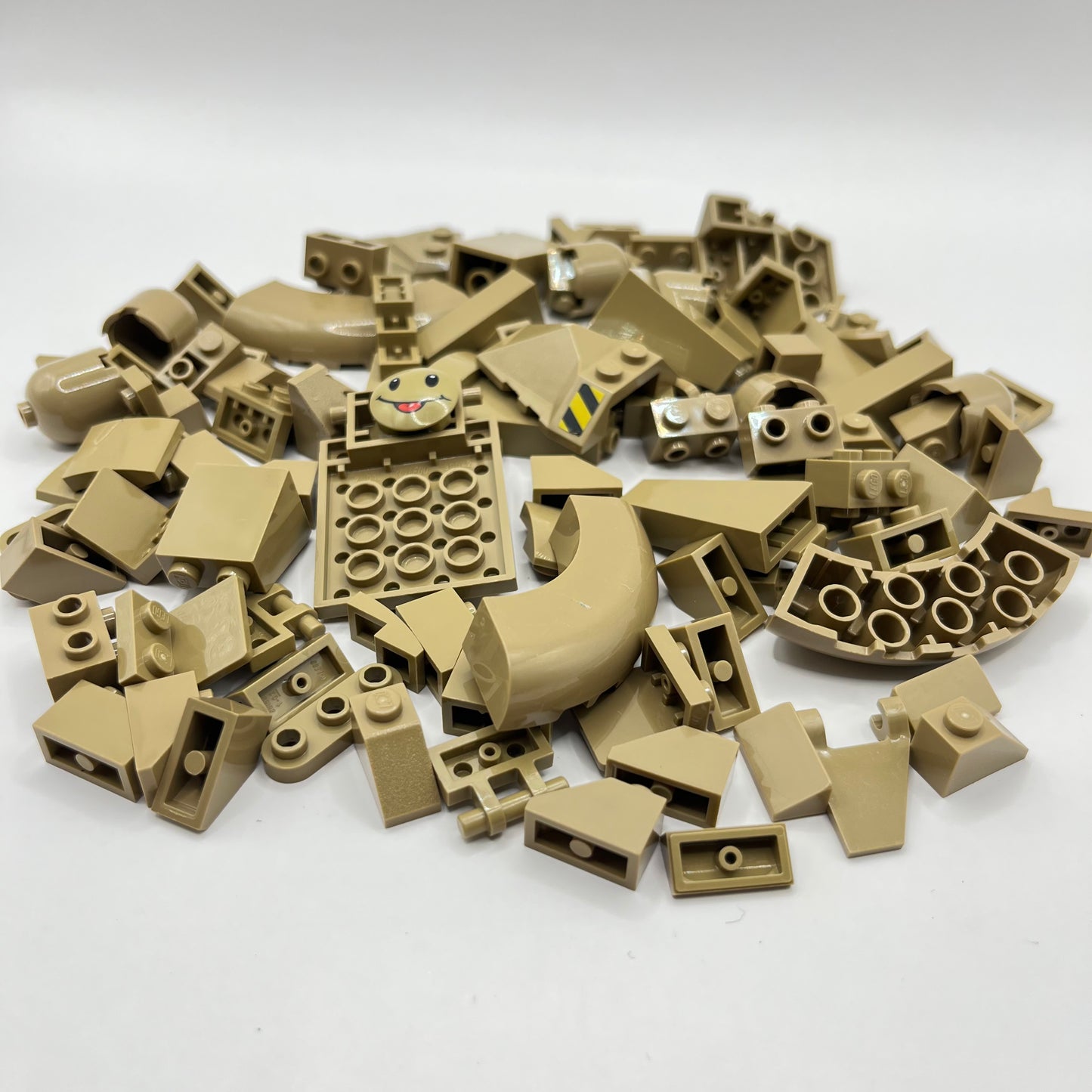 LEGO Slopes and SNOT, Dark Tan, Approx. 90g