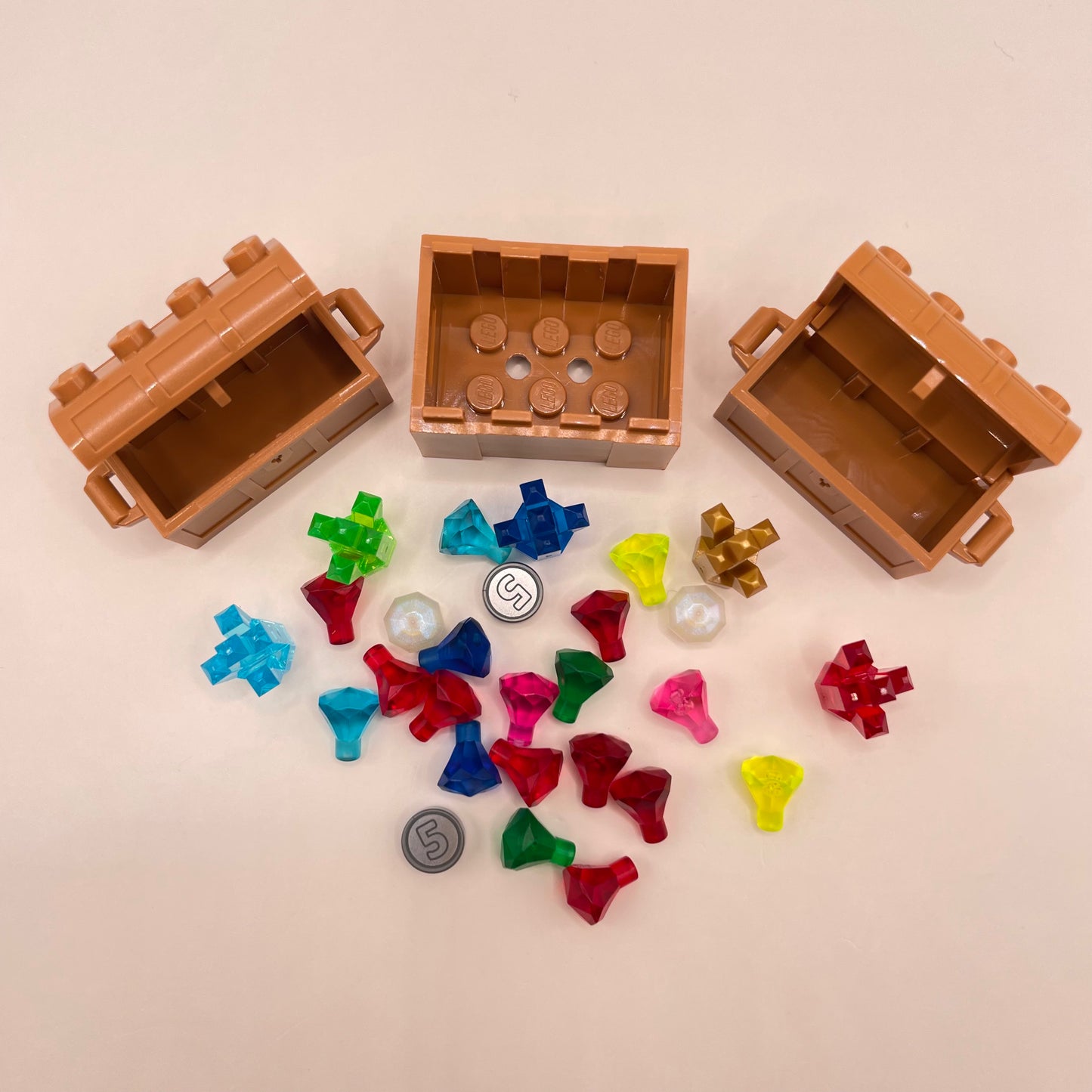 LEGO Treasure and Crystals with Chests, 30 Pieces