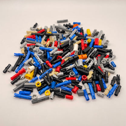 LEGO Pins and Axles, Mixed Colours, Technic, Approx. 70g