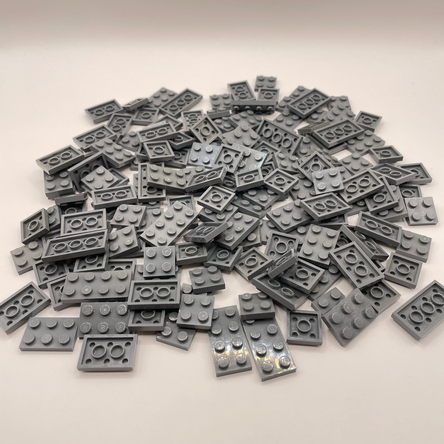 LEGO Plates 2x Wide, Small, Dark Bluish Grey, Approx. 120g