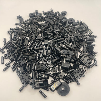 LEGO Technic With pins, Small, Black, Approx. 100g